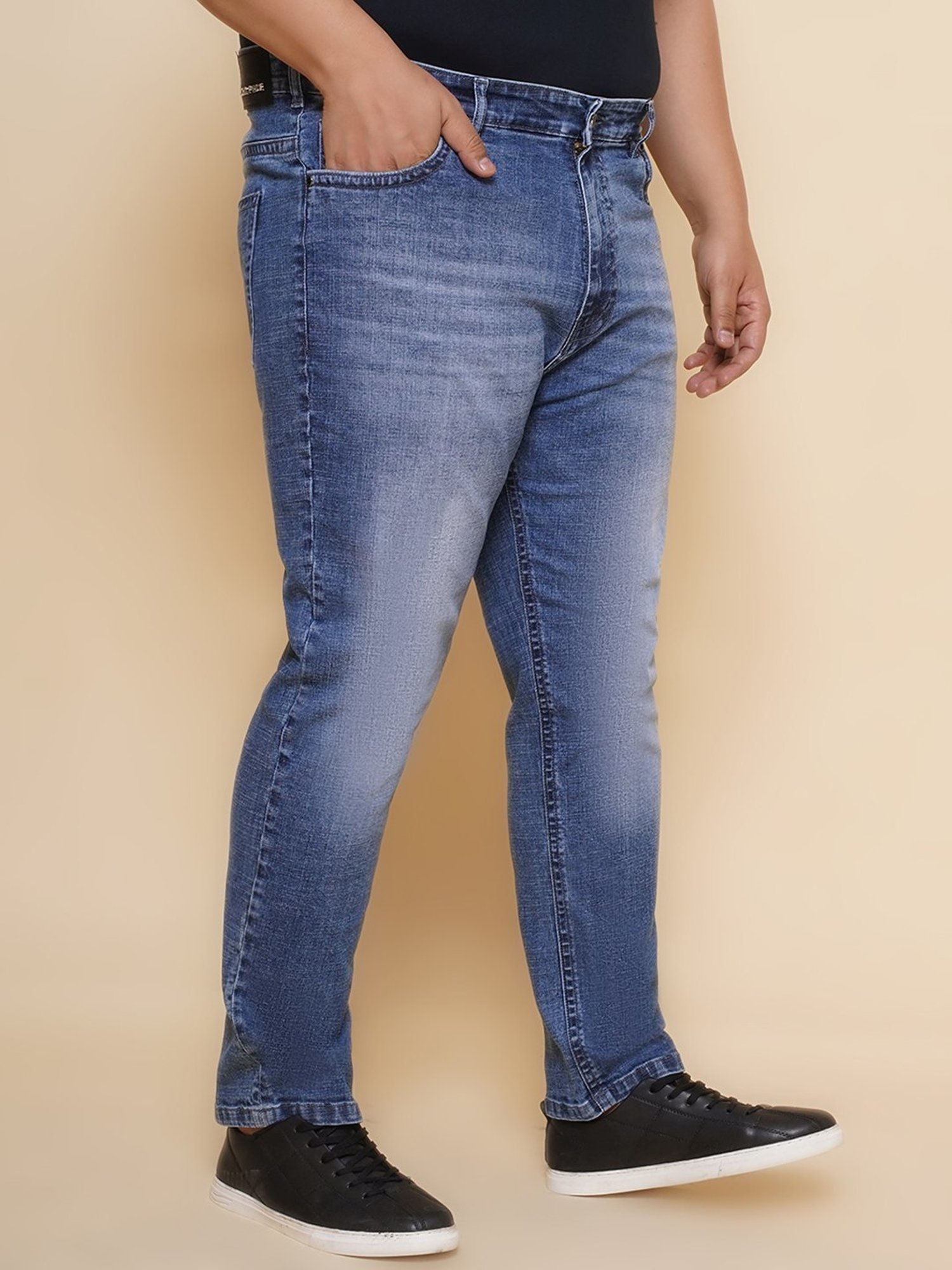 John Pride Blue Regular Fit Jeans