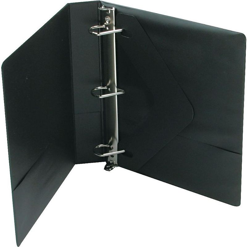 Wilson Jones Basic D-Ring View Binder 4" Cap Black 38654B