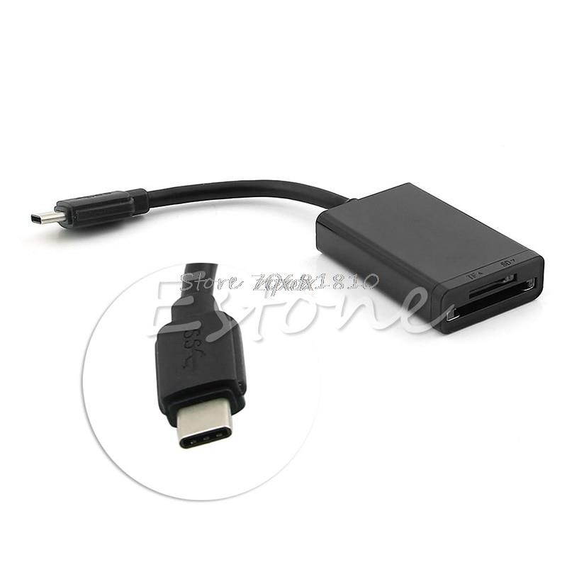 USB 3.1 Type C to Micro SD MMC SDXC TF Card Reader Adapter For Phone Z09 Drop ship