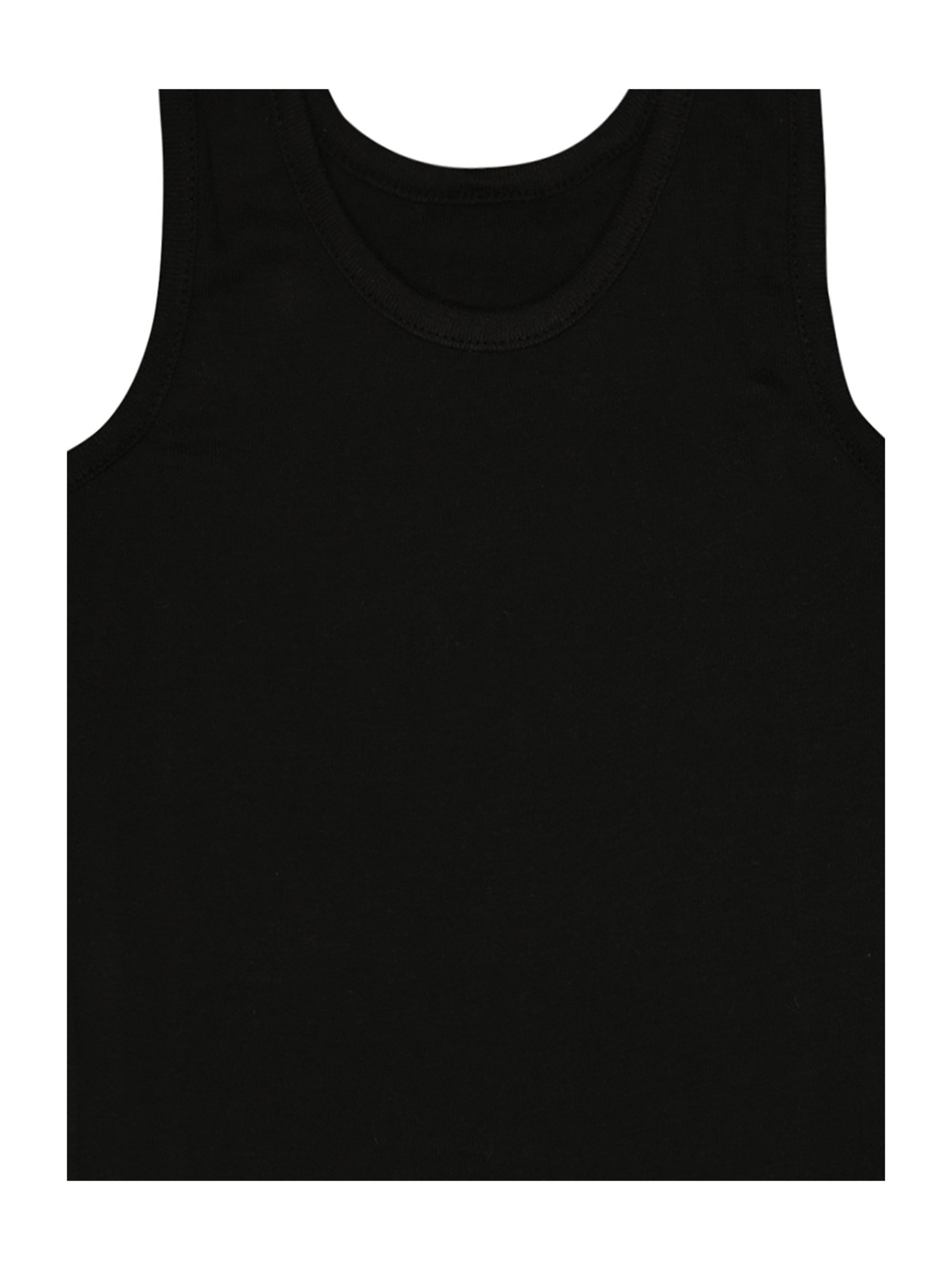 Bodycare Kids Black & White Solid Camisole (Pack Of 4)