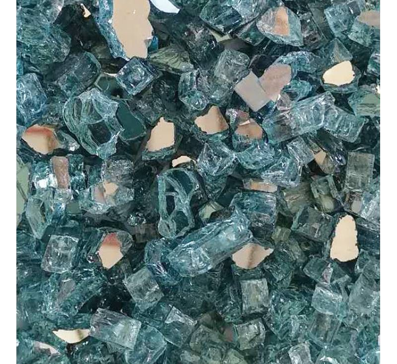 American Fireglass 10 LB Bag 1/2 Inch Reflective Fireplace & Firepit Fire Glass, Copper