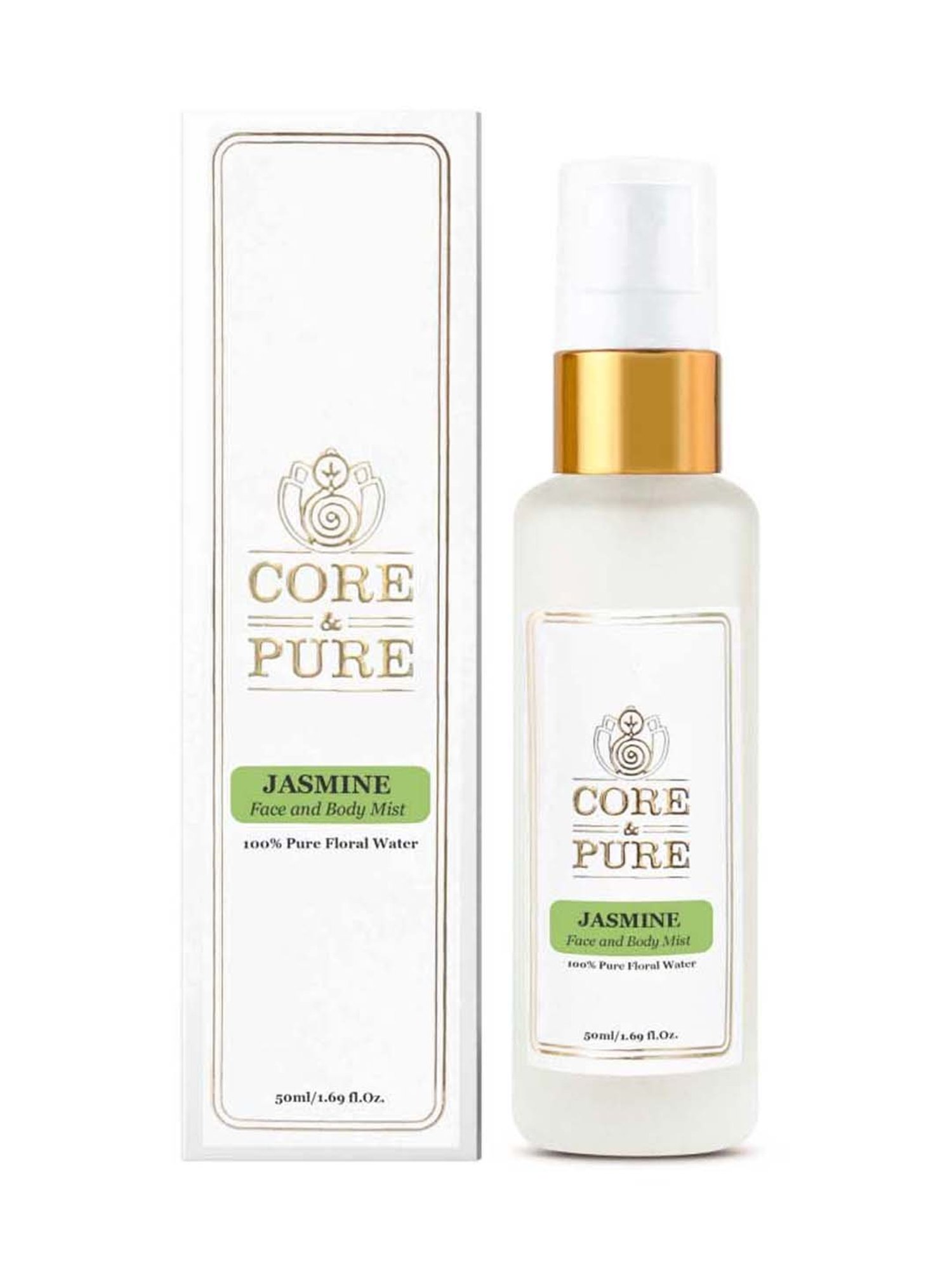 CORE & PURE Jasmine Water Face and Body Mist - 50 ml