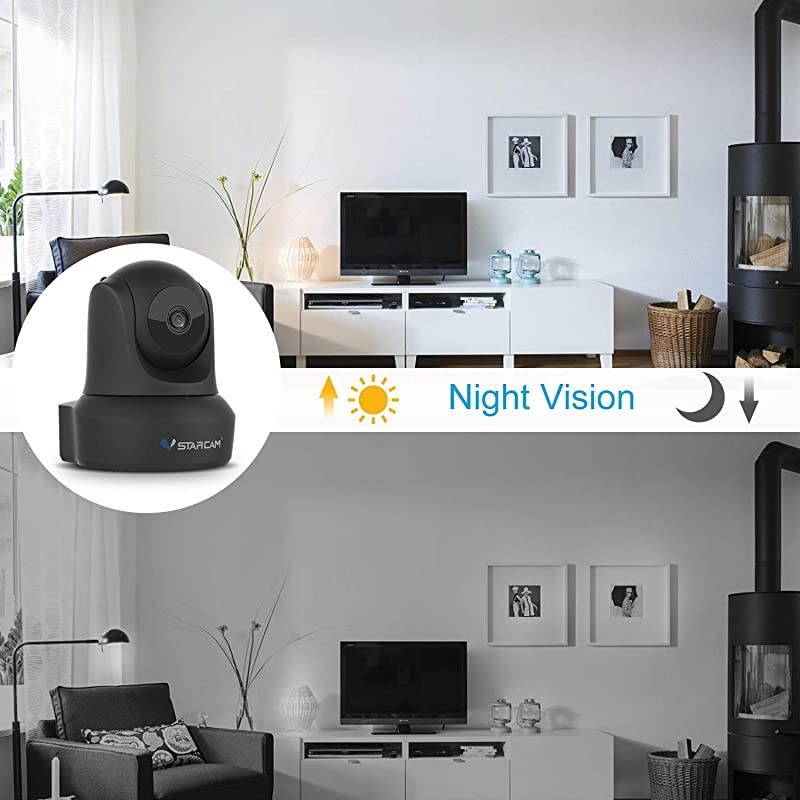 Security Camera WiFi IP Home CameraR2C 1080P HD Baby Monitor Wireless Pet Camera with AI Human Sound Detection Free Cloud Included 2Way AudioWorks with Alexa PanTilt Night Vision