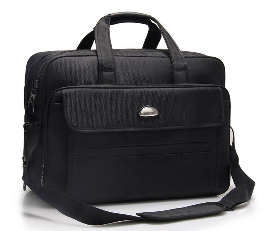 Yajie Bag Company 17 Inch Business Bags Brifecase Water-Repellent Expandable Extra Large Capacity Fit for 15.4 15.6 17 17.1 Inch Laptop / Notebook / MacBook / Ultrabook / Chromebook Computers (Black)