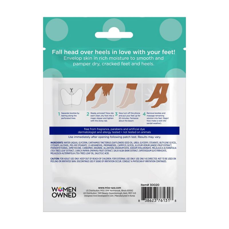 Miss Spa Soften Foot Treatment - 4pk/0.56 fl oz