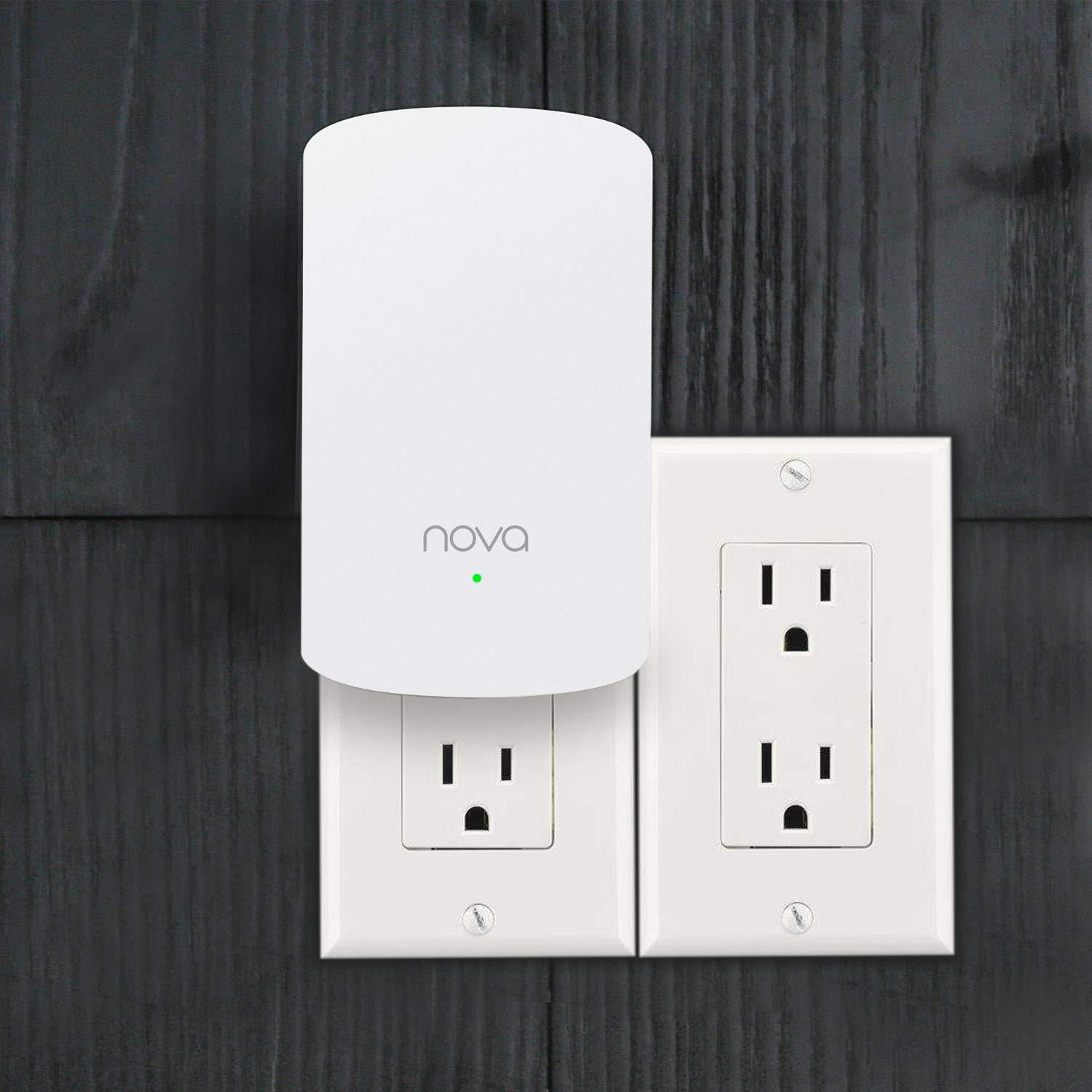 Tenda Nova Whole Home Mesh WiFi System - Replaces Gigabit AC WiFi Router and Extenders, Dual Band, Works with  Alexa, Built for Smart Home, Up to 3, 500 Sq. ft. Coverage (MW5 3-PK).