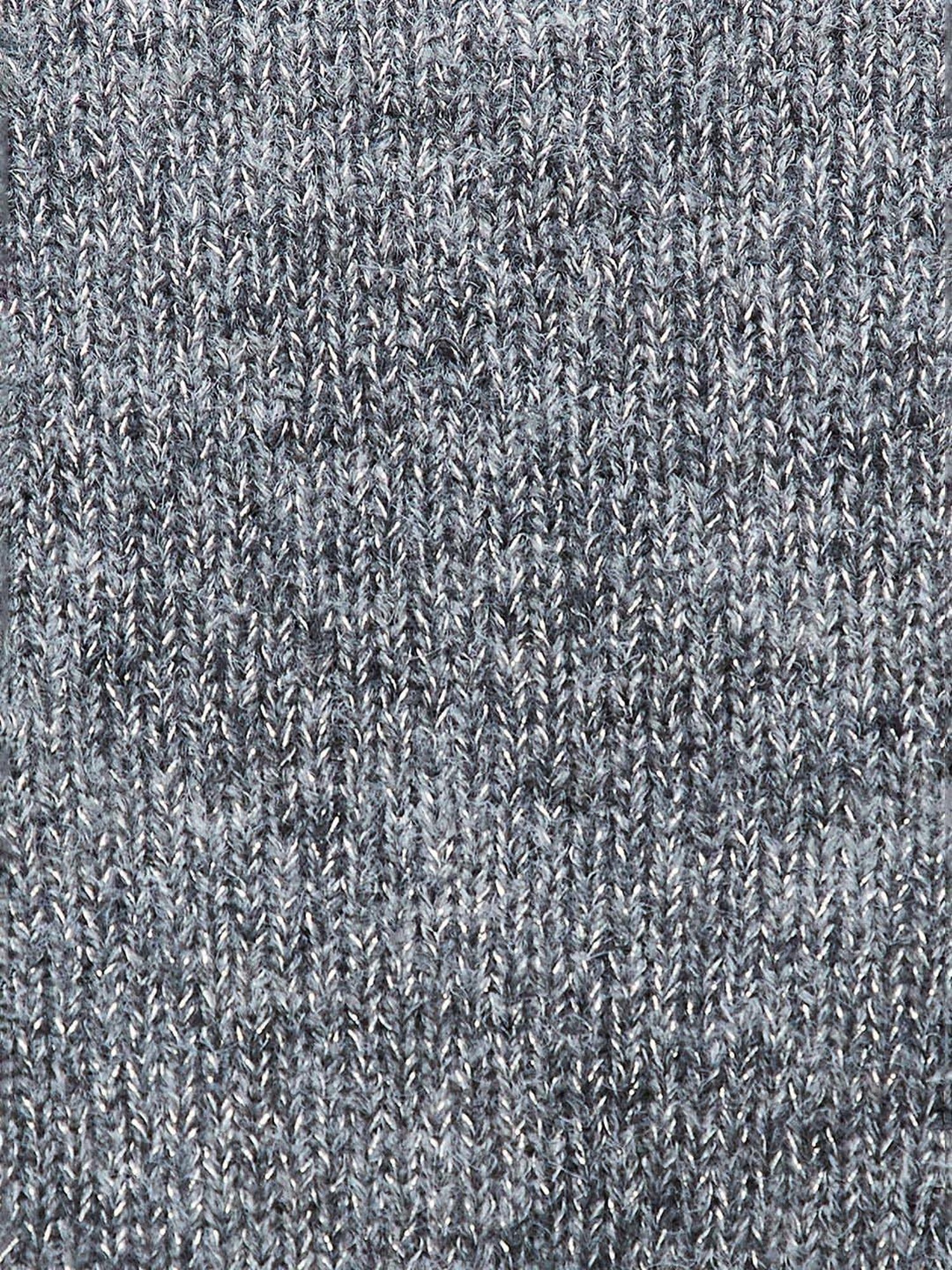 Code by Lifestyle Grey Self Pattern Sweater