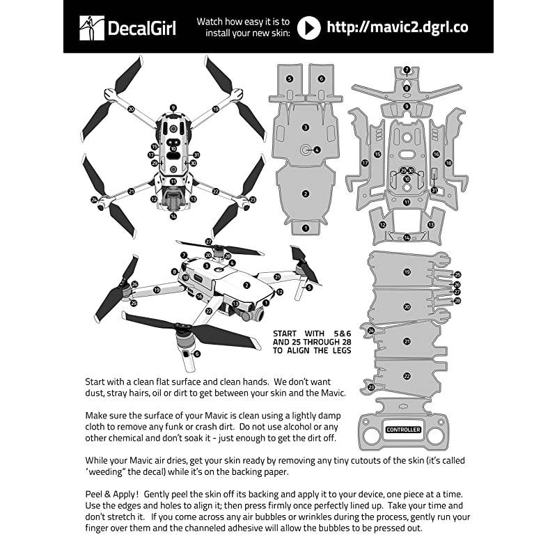 Thief Decal Kit for DJI Mavic 2Zoom Drone Includes 1 x DroneBattery Skin + Controller Skin