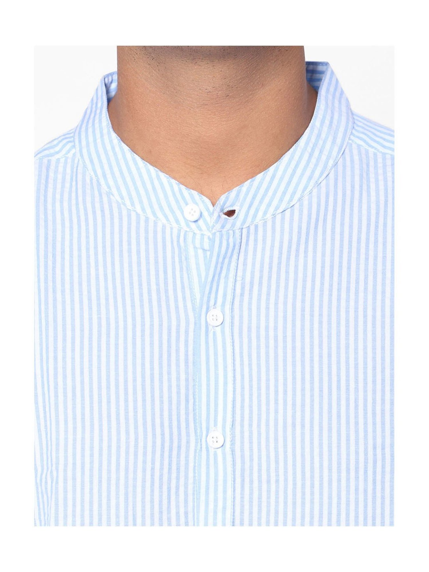 TeenTrums Boys Blue Striped Shirt