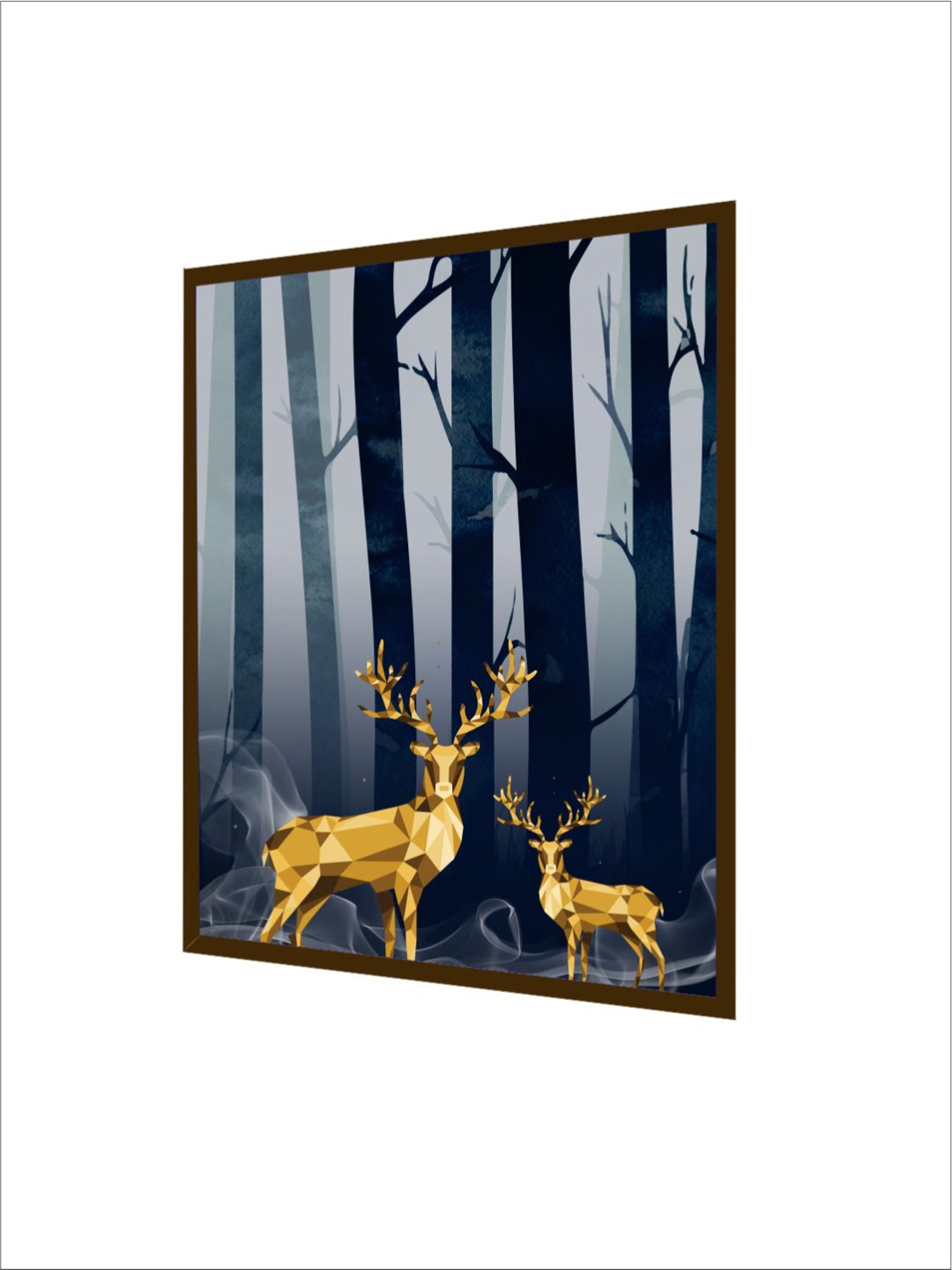 The Art House Abstract Multicolor Canvas Painting