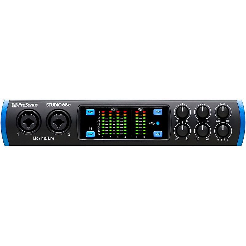 PreSonus Studio 68c USB-C 6x6 Audio/MIDI Interface