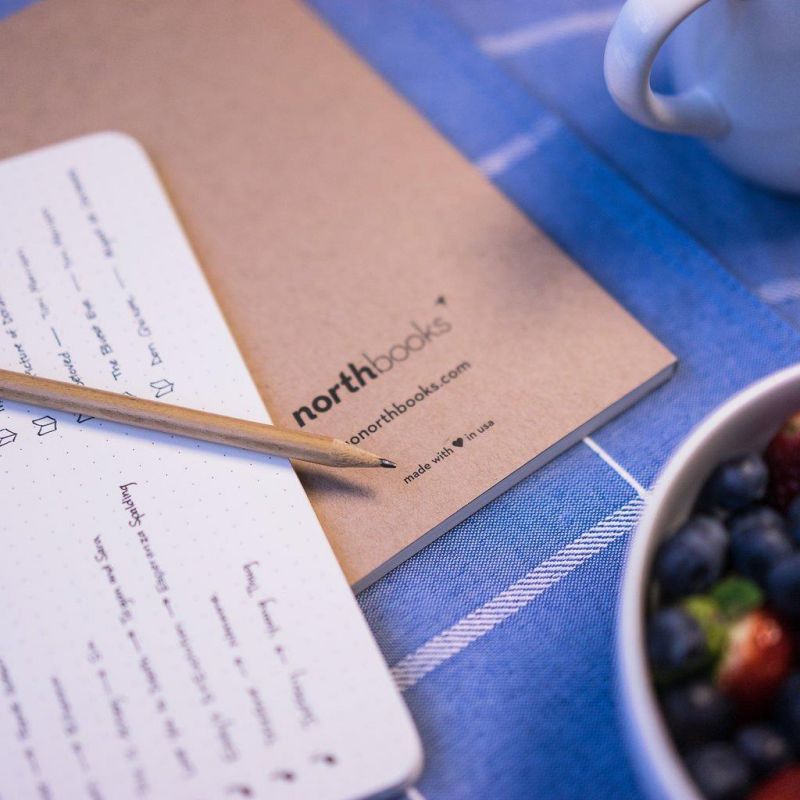 Northbooks Notebook/Journal, 96 Blank Pages, Acid Free Sheets