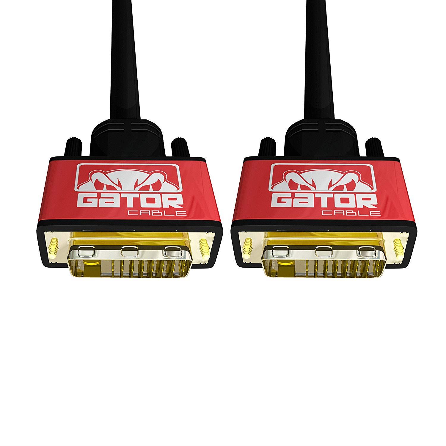 Gator Cable DVI to DVI Red - 6 feet
