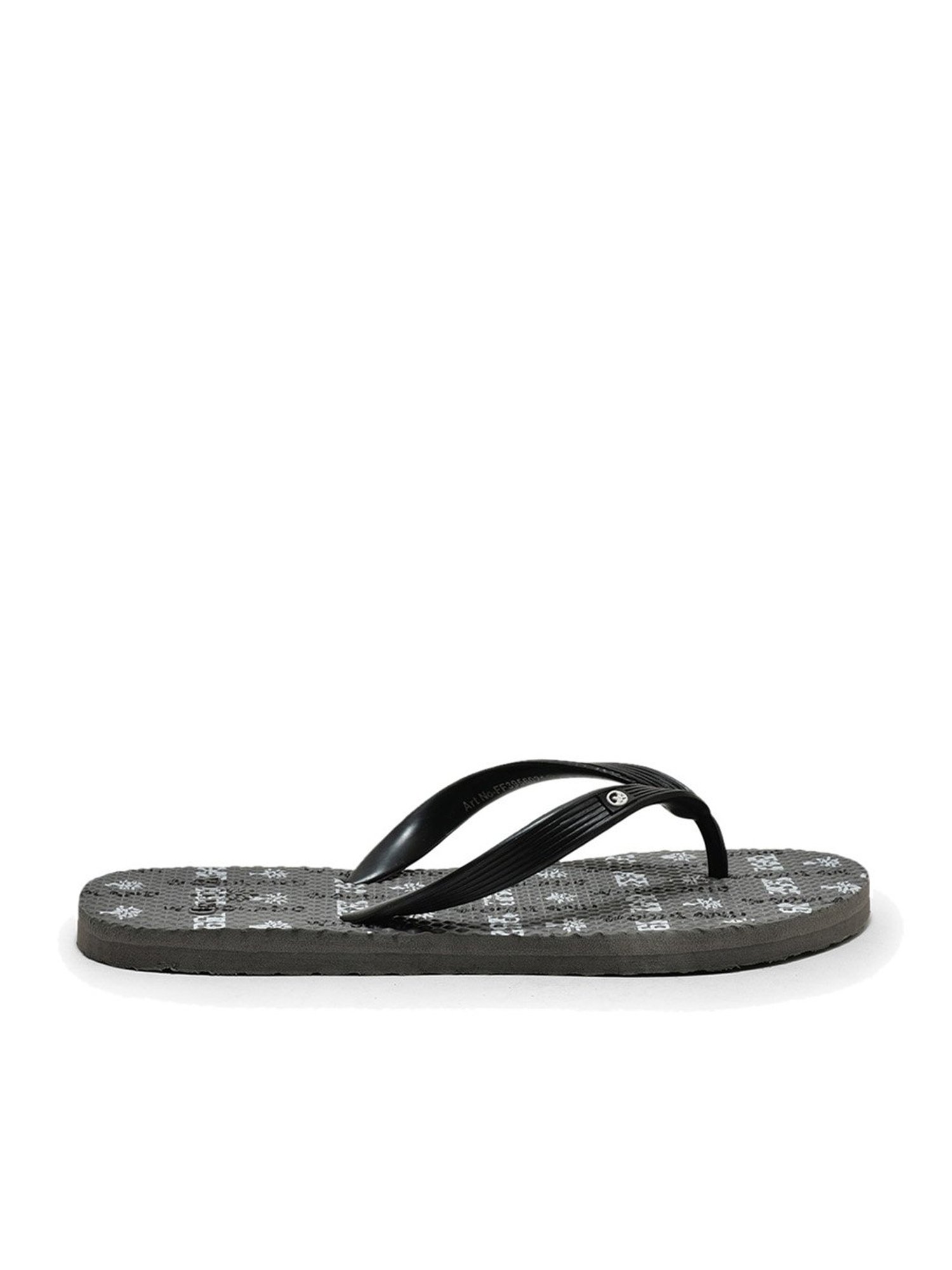 Woodland Men's Grey Flip Flops