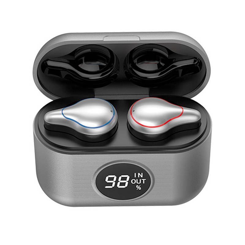 TWS True Wireless Earbuds Noise Canceling Earpiece Portable Bloototh Earphone Handsfree Sport Headset With Charging Case for Cell Phones