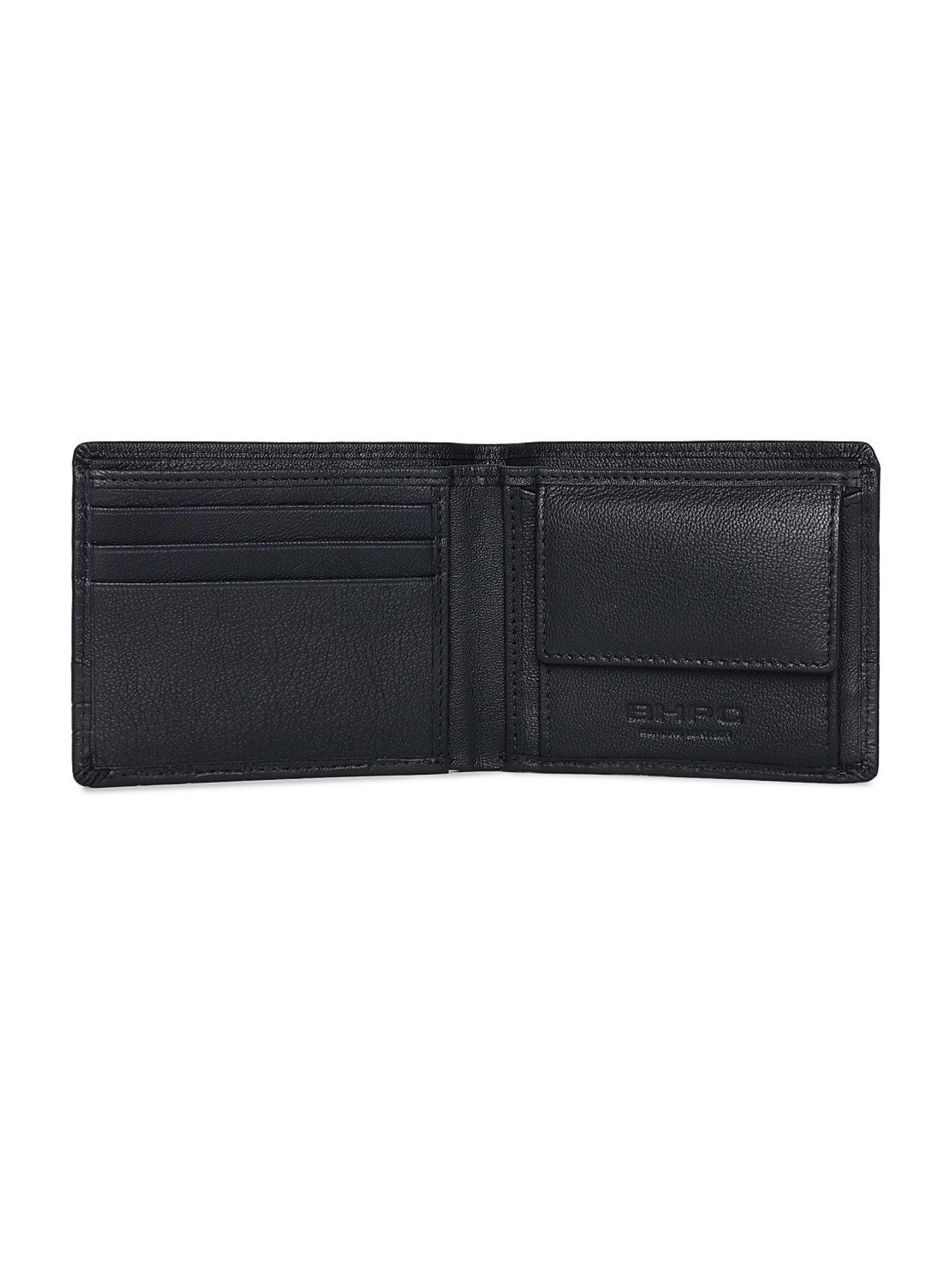 Beverly Hills Polo Club Navy Blue Animal Effect Bi-Fold Wallet for Men