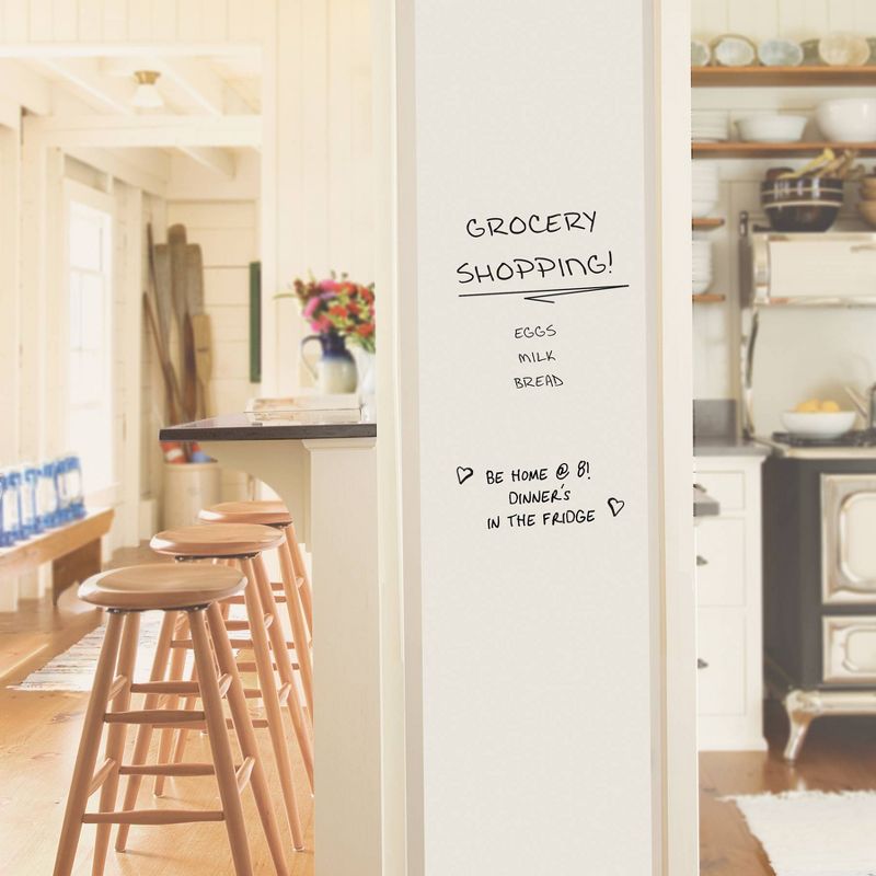 NuWallpaper Dry Erase Peel & Stick Wallpaper White