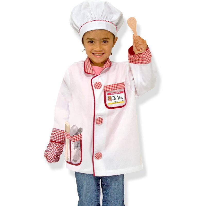 Melissa & Doug Chef Role Play Costume Dress -Up Set With Realistic Accessories
