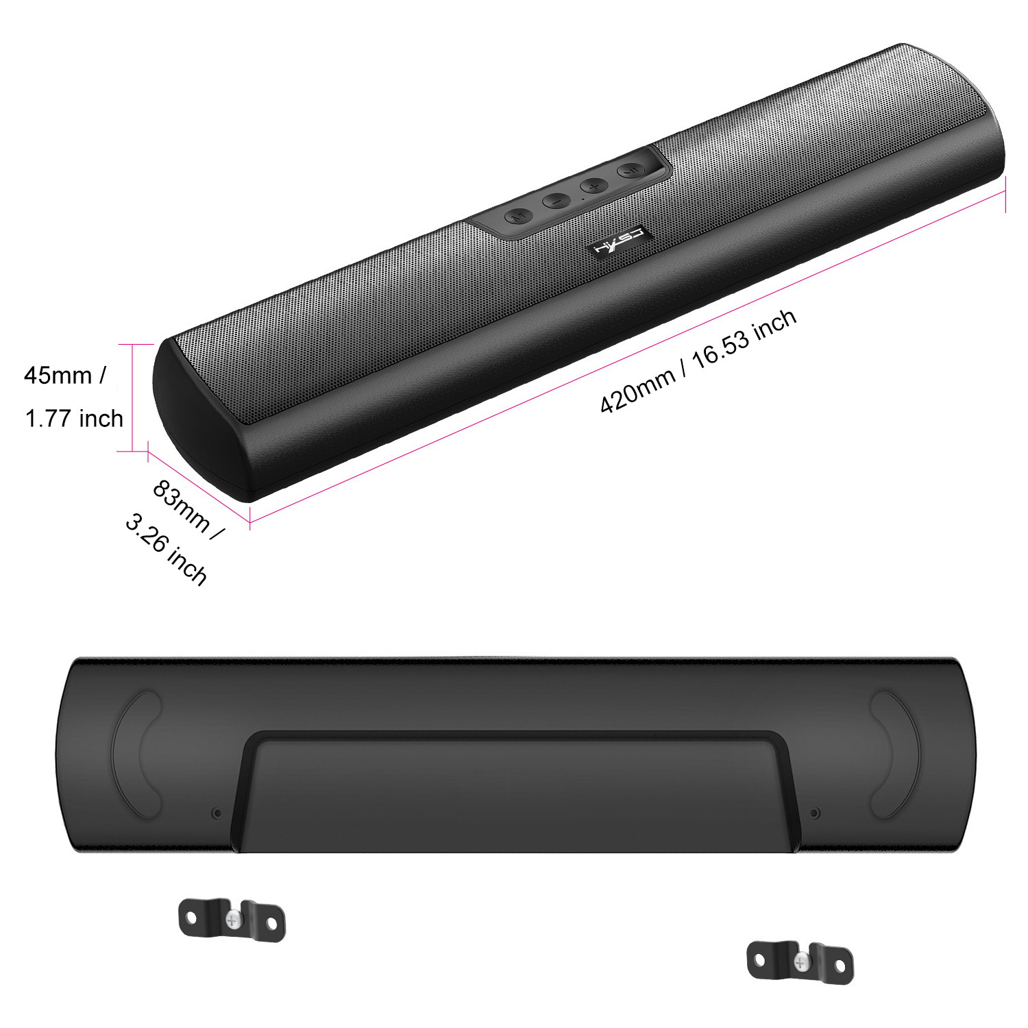 R1280DB Powered Bluetooth Bookshelf Speakers - Optical Input - Wireless Studio Monitors - 4 Inch Near Field Speaker - 42w RMS - Wood Grain