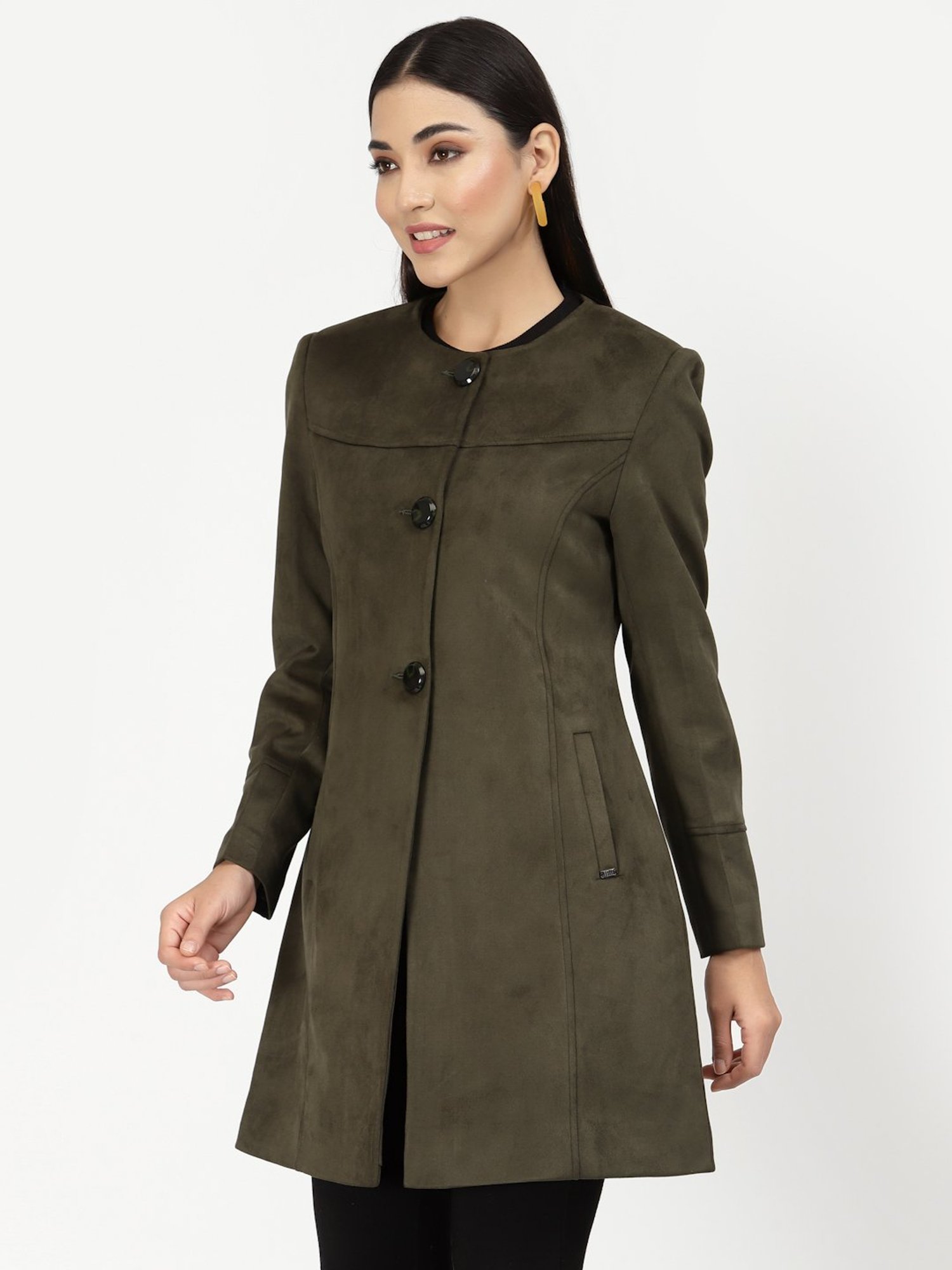 Juelle Olive Over Coat