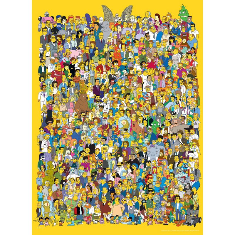USAopoly Simpsons: Cast of Thousands Jigsaw Puzzle - 1000pc