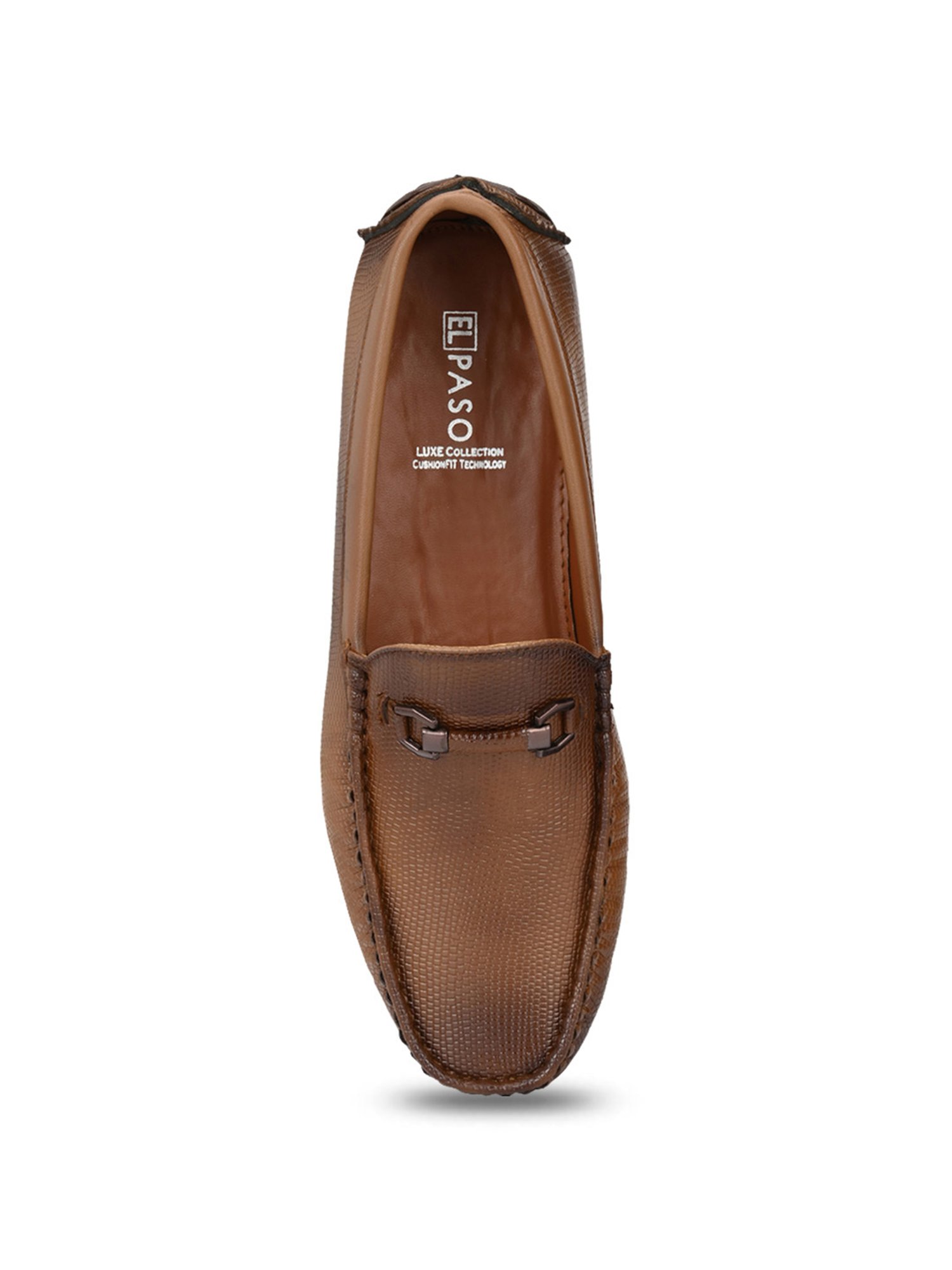 El Paso Men's Tan Casual Loafers