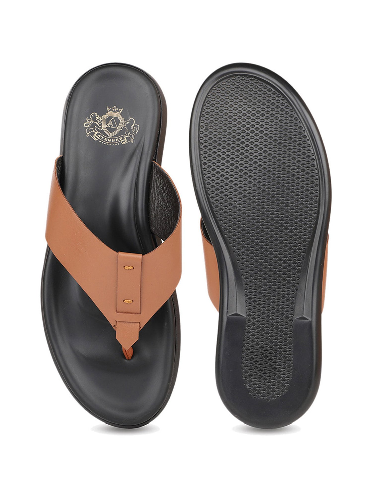 Atesber by Inc.5 Men's Tan Thong Sandals