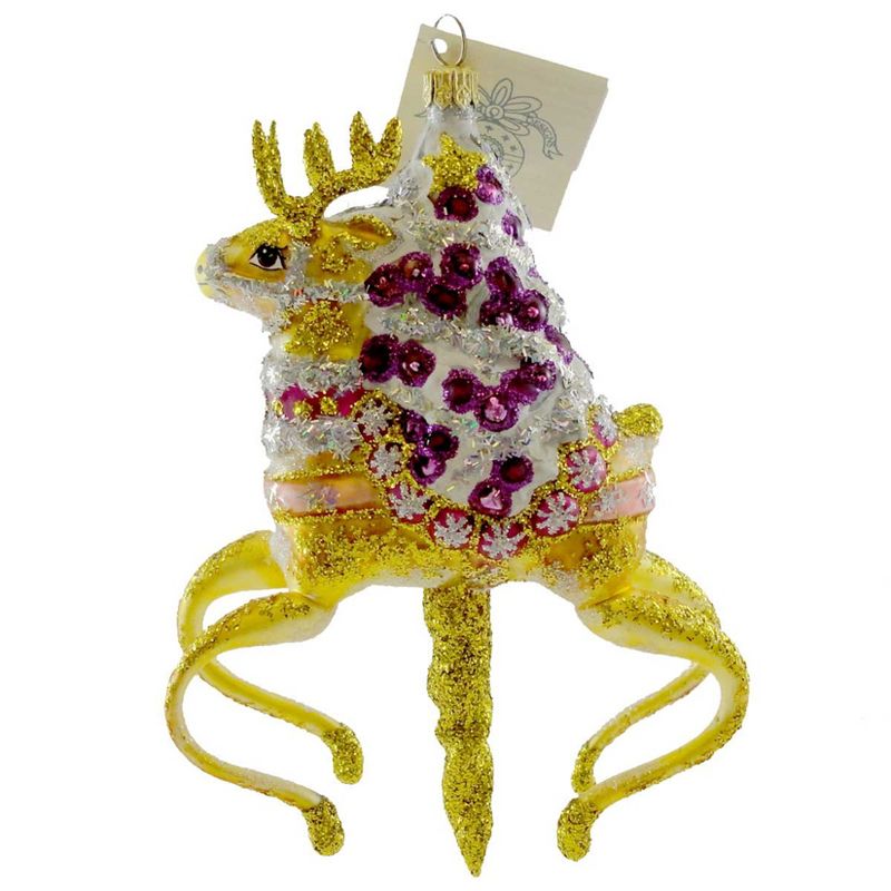 Larry Fraga Carousel Rudolph Ornament Christmas Reindeer  -  Tree Ornaments