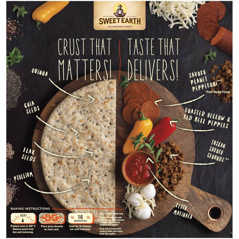 DiGiorno Cheese Stuffed Crust Three Meat Frozen Pizza - 9.2oz