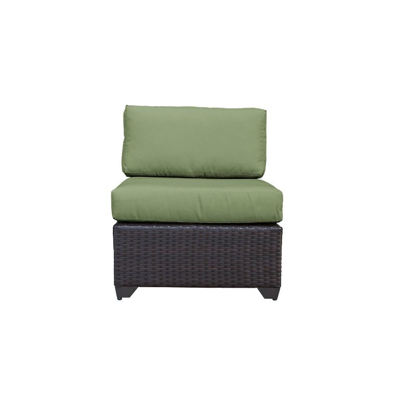 3pc Outdoor Wicker Conversation Set with Sofa Chairs & Table - Crestlive Products