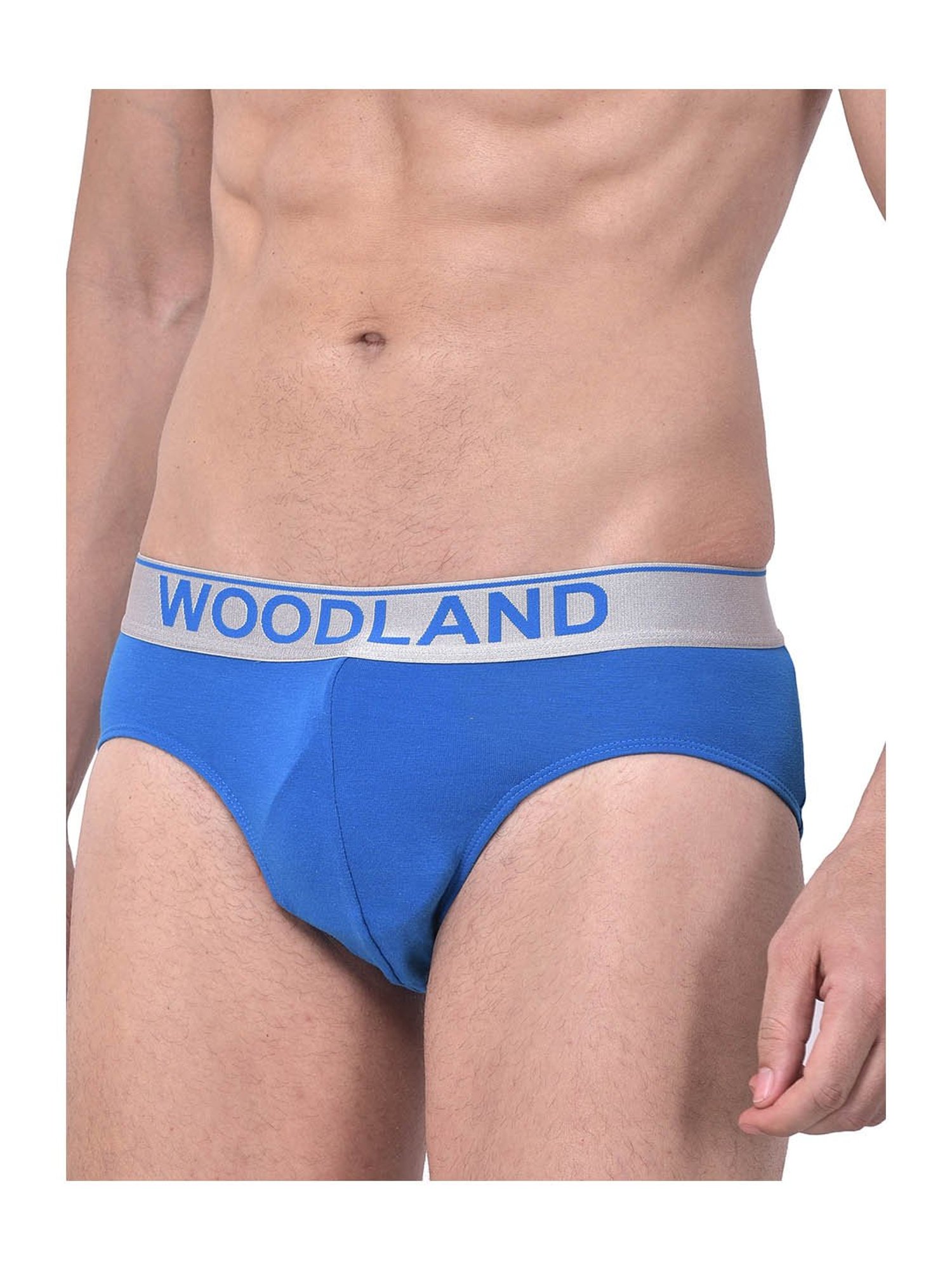Woodland Aqua Blue Printed Briefs