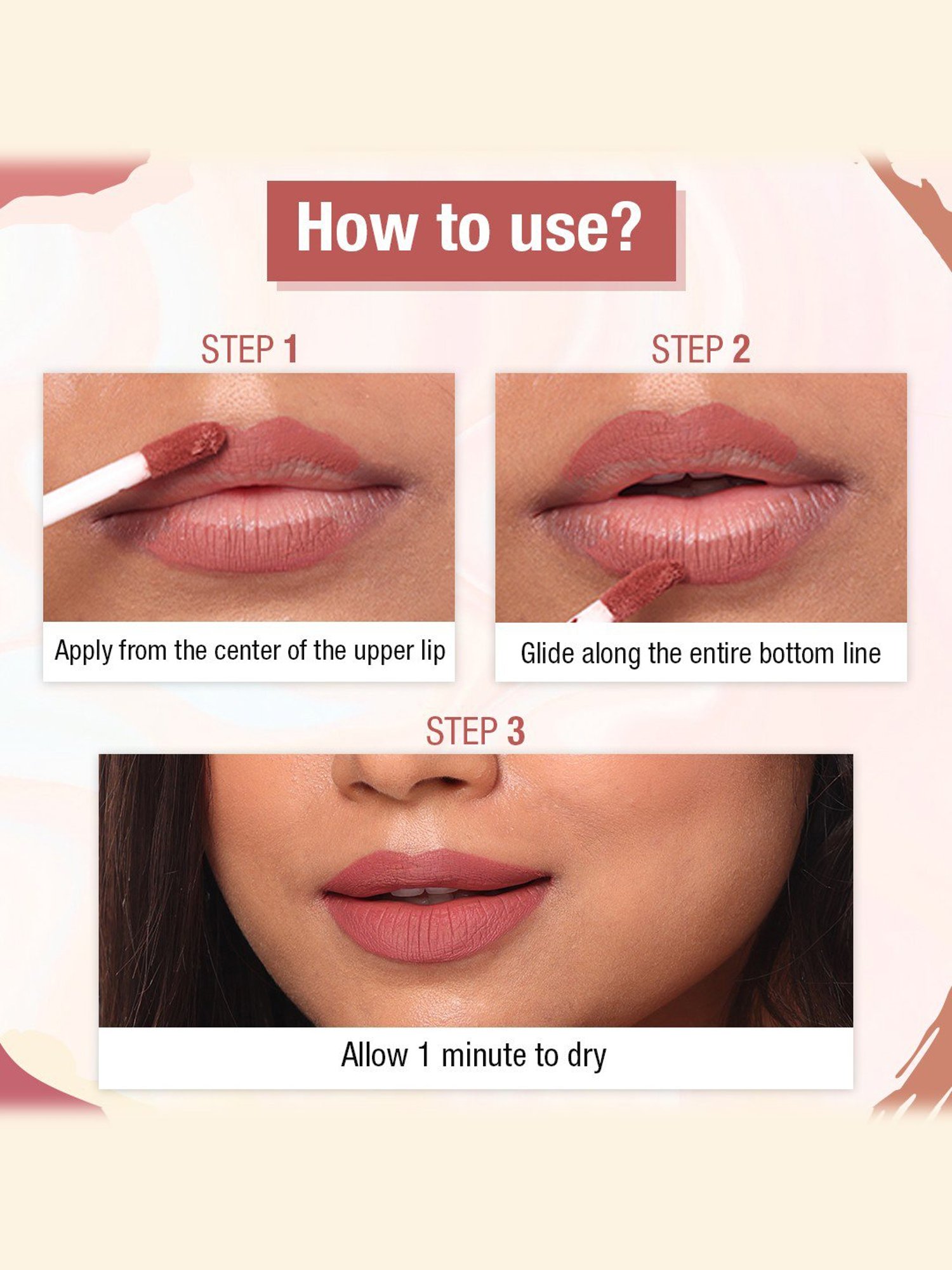 TNW-The Natural Wash Matte Velvet Longstay Mini Liquid Lipstick Spicy Coral - 1.2 ml
