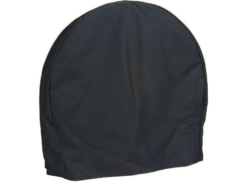 Sunnydaze Outdoor Weather-Resistant Durable Polyester with PVC Backing Firewood Log Hoop Cover - 48" - Black