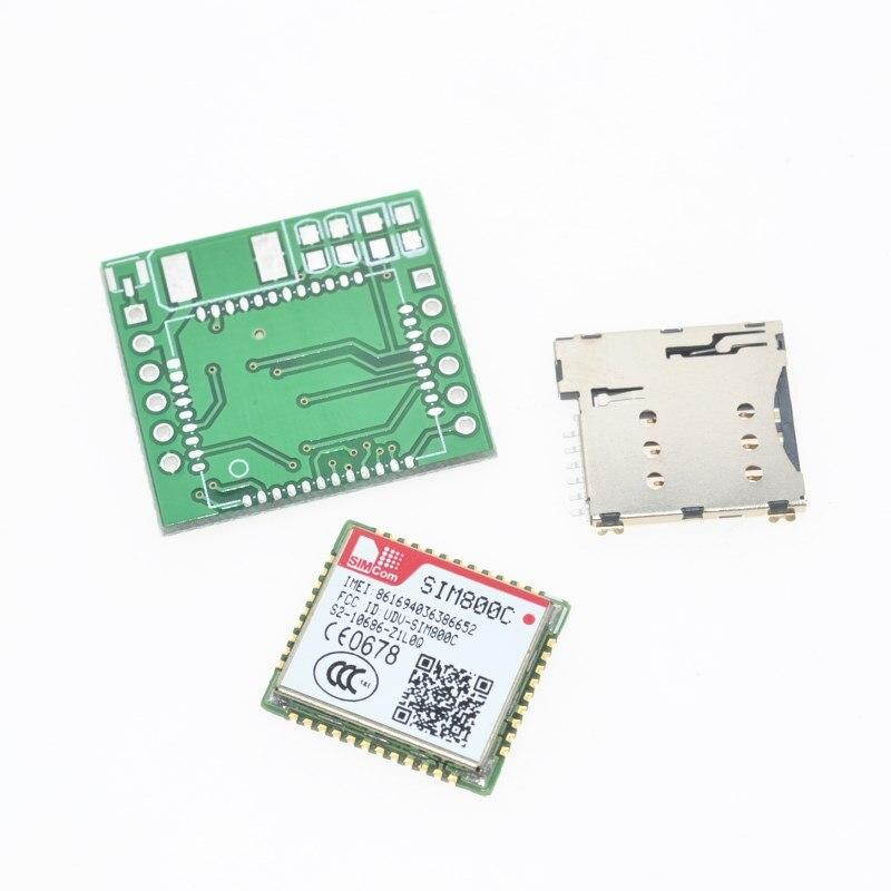 DIY SIM800C GPRS GSM Module MicroSIM Card Core Board Quad-band TTL Serial Port (Compatible SIM800L SIM900A)