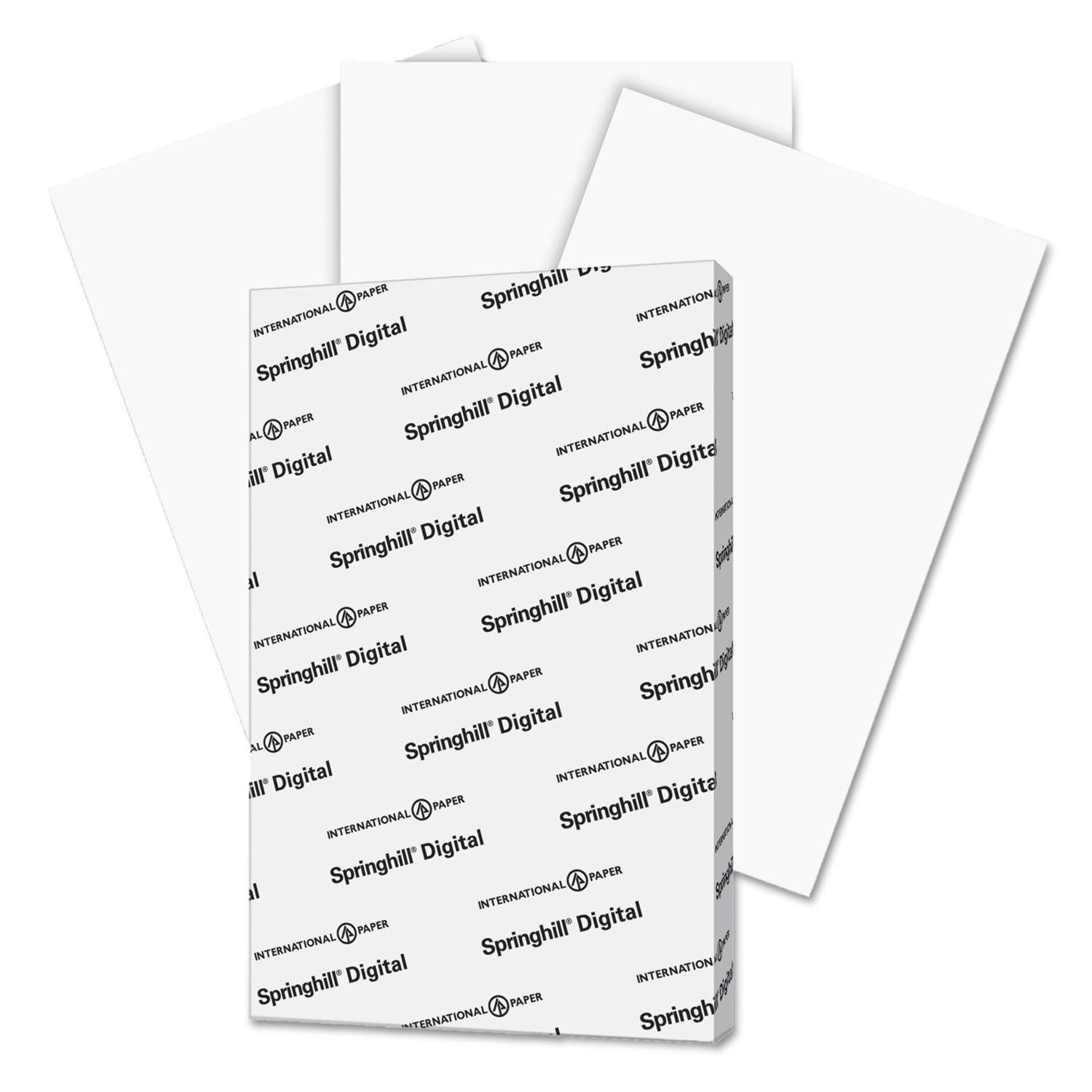 Springhill Digital Index White Card Stock 110 lb 11 x 17 250 Sheets/Pack 015334