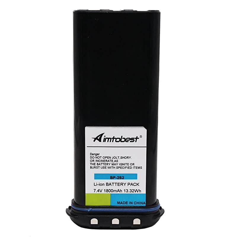 1800mAh Liion Battery Compatible for ICOM ICM34 ICM36 M34 M36 Portable Radios