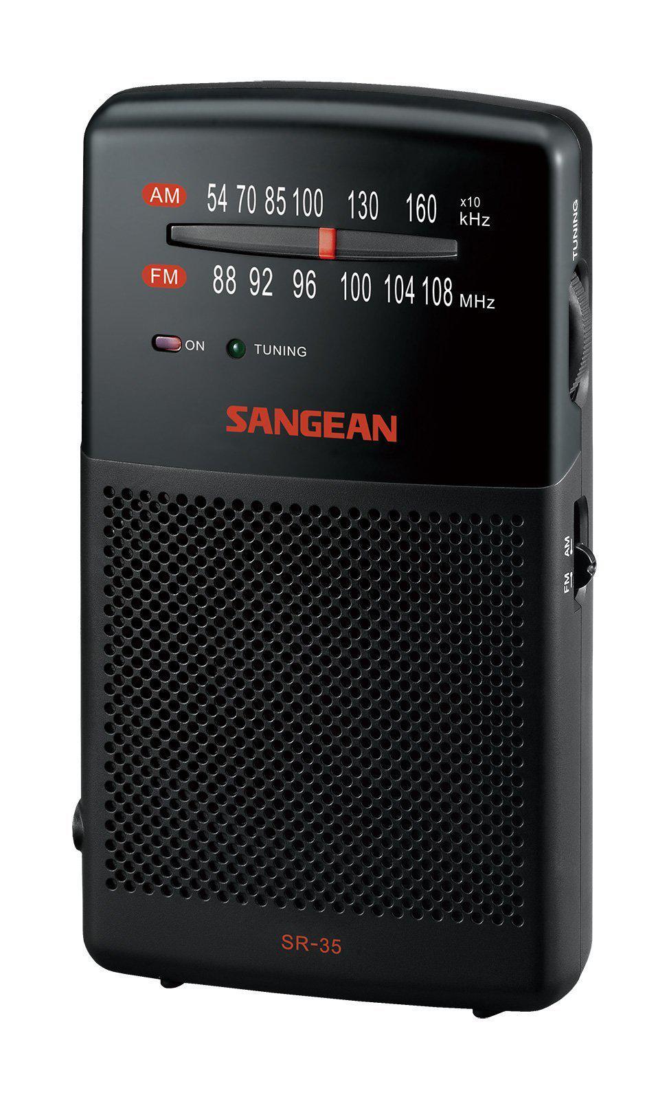 Sangean SR-35 AM/FM Analog Pocket Radio