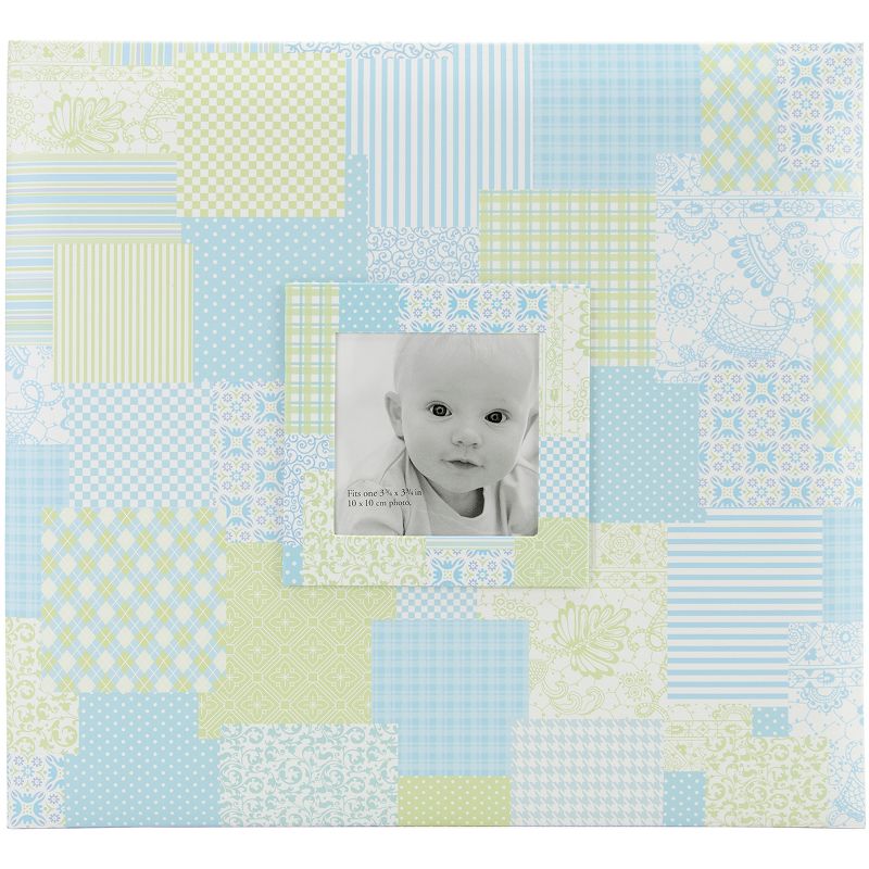 MBI Baby Post Bound Album W/Window 12"X12"-Blue