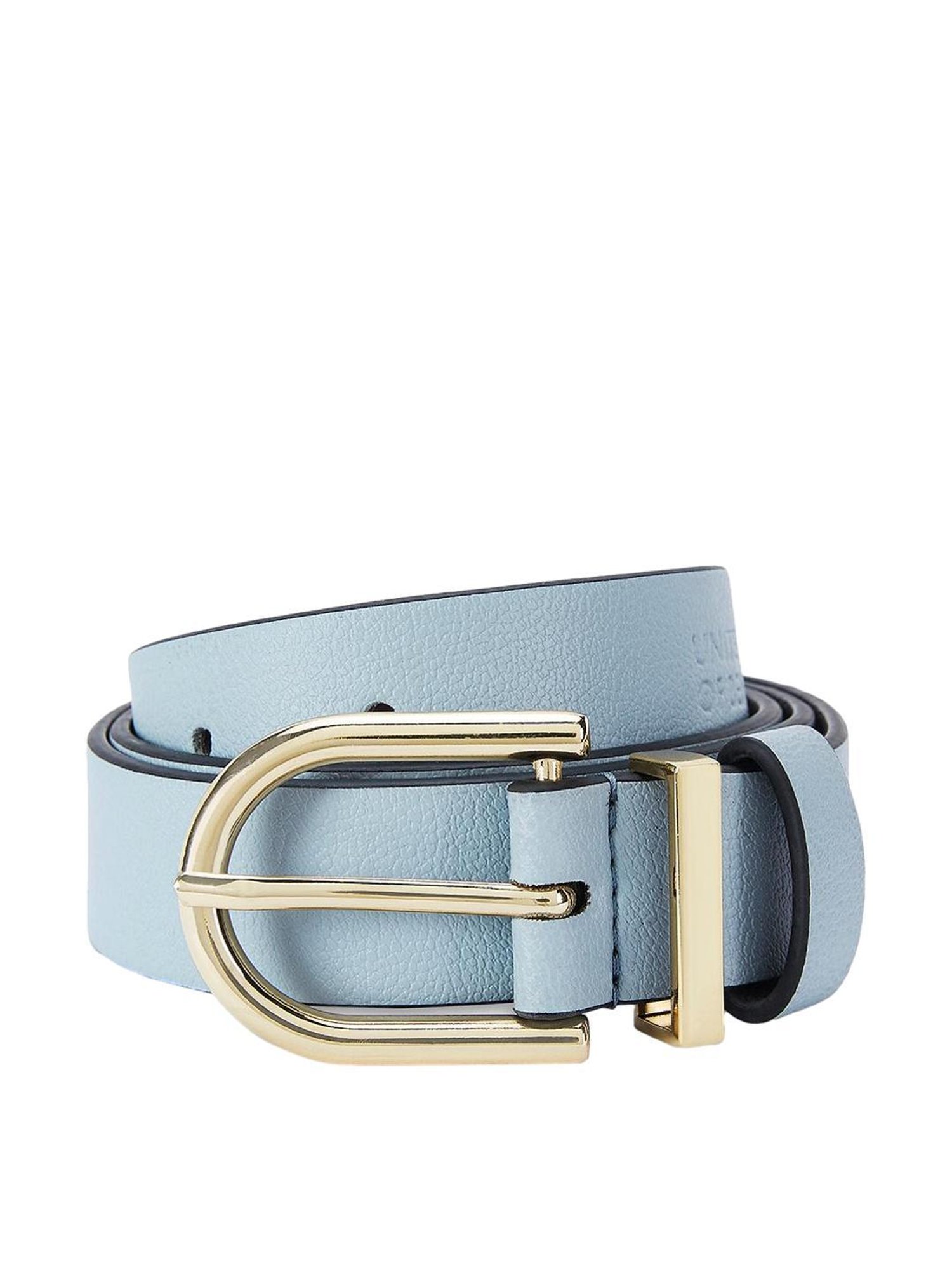 United Colors of Benetton Haven Blue Narrow Belt for Women