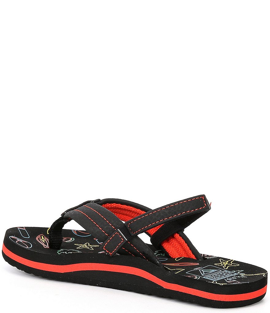 Reef Boys' Little Ahi Glow Flip Flops (Toddler)