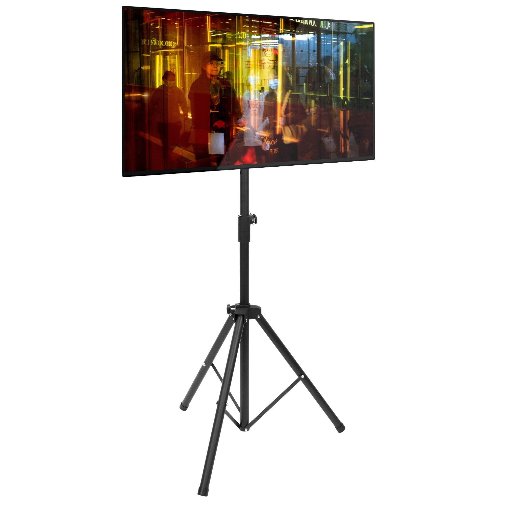 Mount-It! TV Tripod Stand | Fits 32"-65" TVs