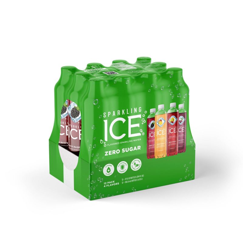 Sparkling Ice Green Variety Pack - 12pk/17 fl oz Bottles
