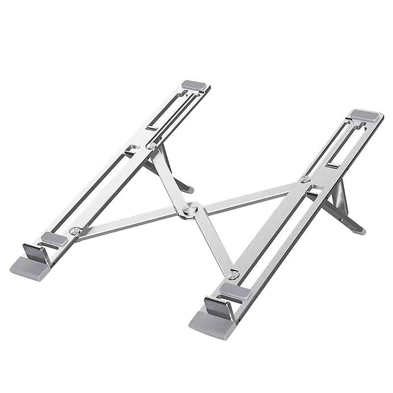 Portable Laptop Stand, Aluminum Foldable Holder, 6 Levels Height & Angle Adjustable,For Macbook Stand Portable,Universal Deskt