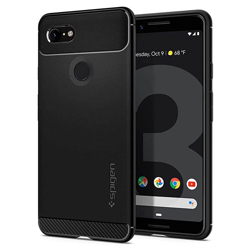 Rugged Armor Designed for Google Pixel 3 Case 2018 Black
