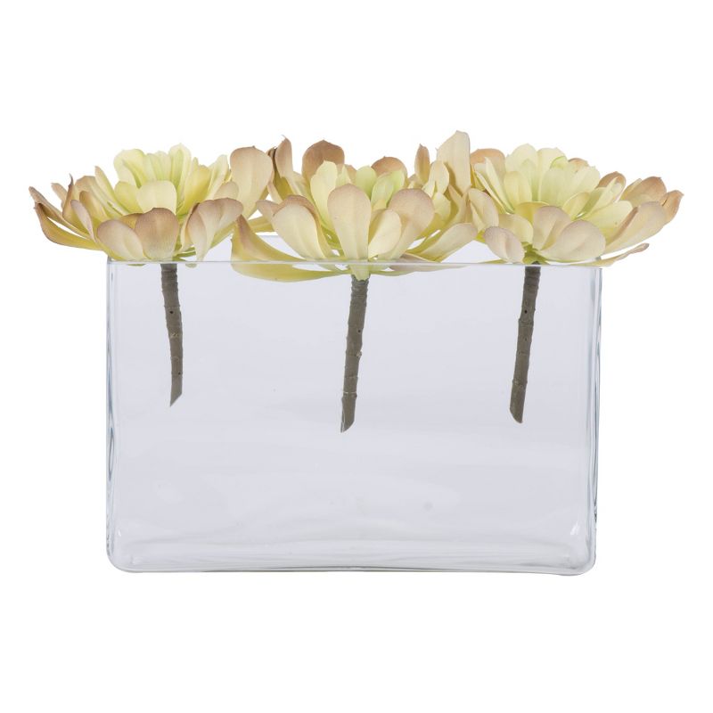 Vickerman 9" Succulent, Paper Pot.