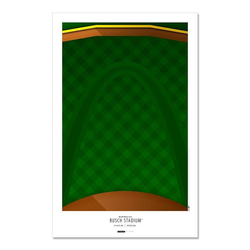 MLB St. Louis Cardinals Busch Stadium Art Poster