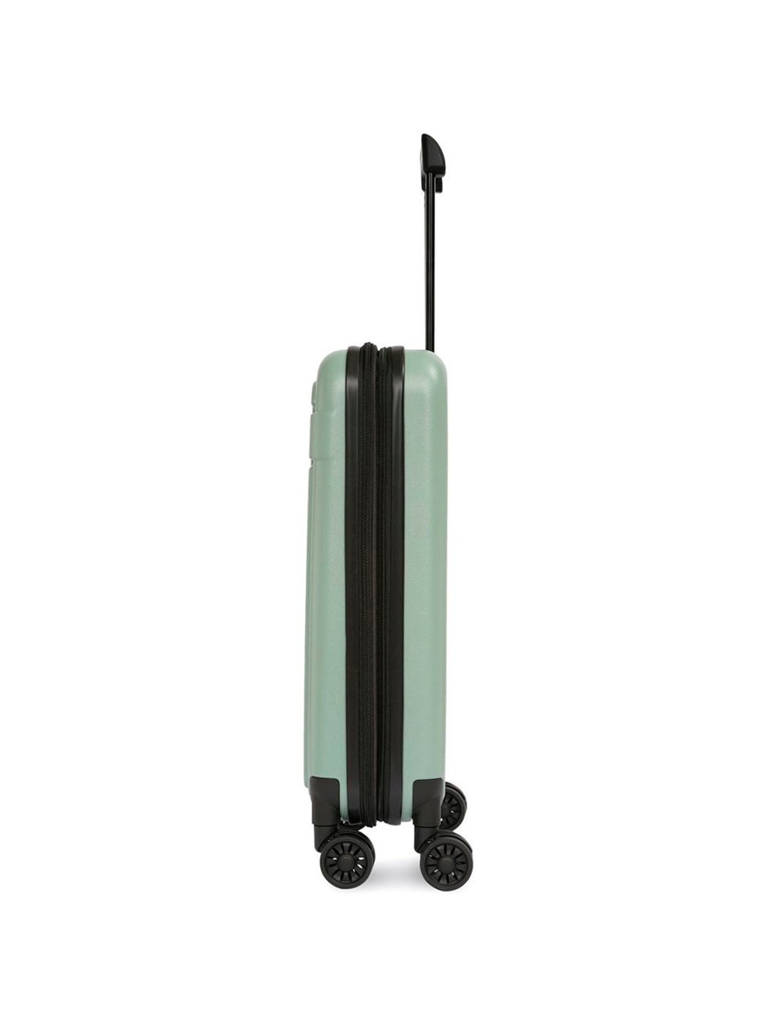 United Colors of Benetton Ryzen Green Solid Hard Cabin Trolley Bag - 55 Cms