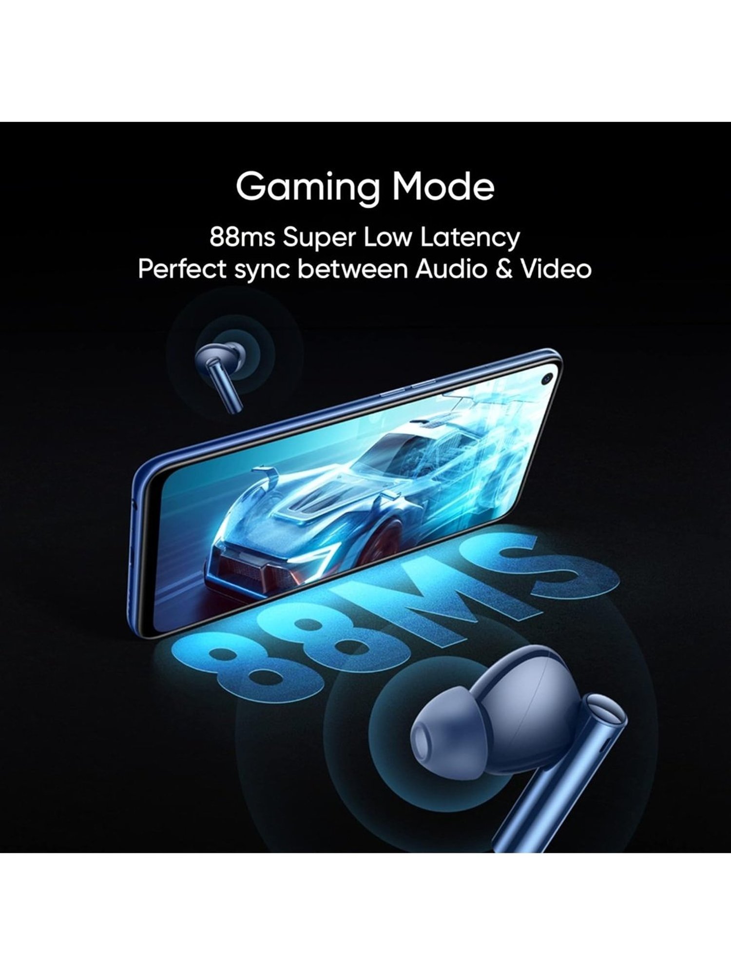 Realme Buds Air 5 in-Ear BT Earbuds with 50dB ANC & Upto 38H Battery (Arctic White, True Wireless)