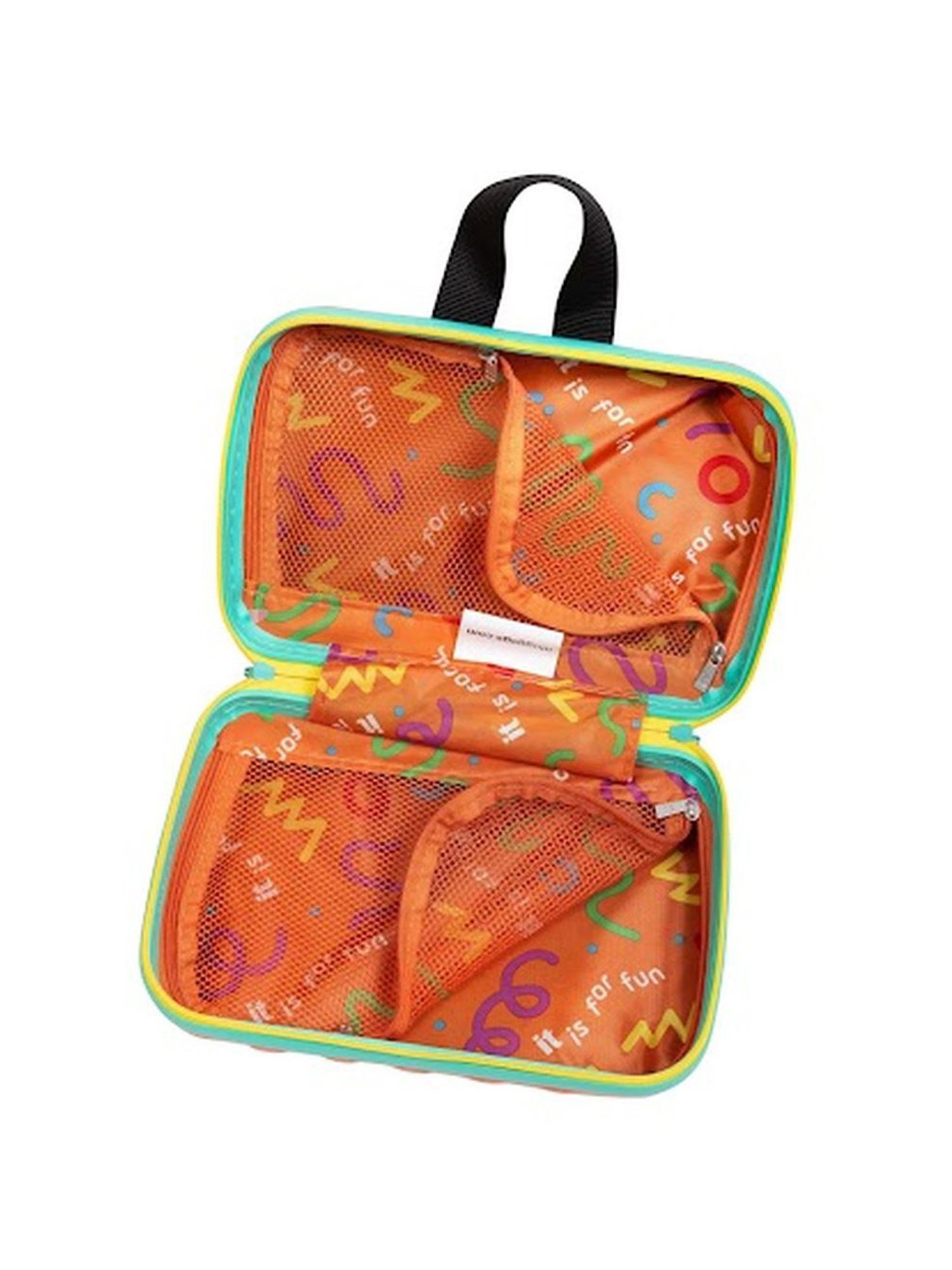 it luggage Bobble Bloc Orange Kids Handheld Travel Case 10 inches Hardsided Travel Acessories
