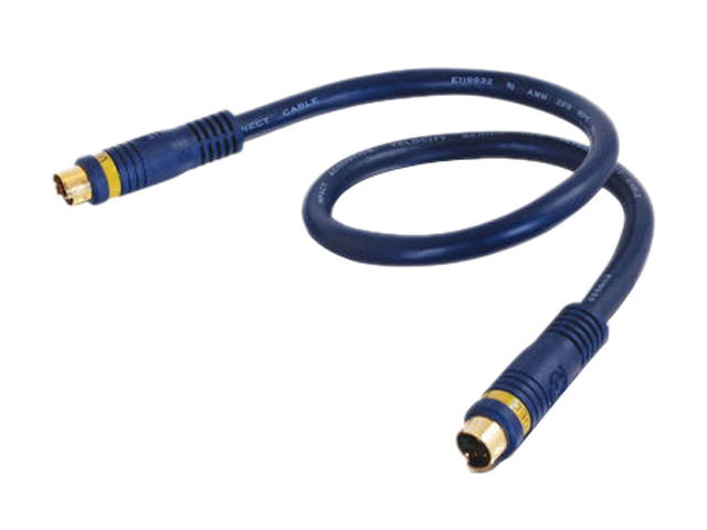 C2G 29162 Velocity S-Video Cable, Blue (75 Feet, 22.86 Meters)